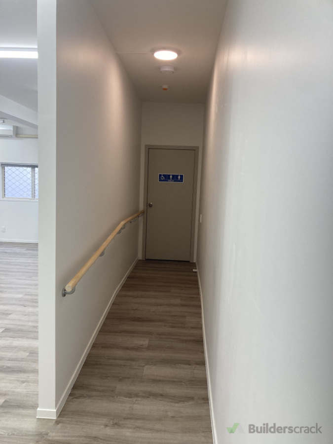 Add partition and install hand rail