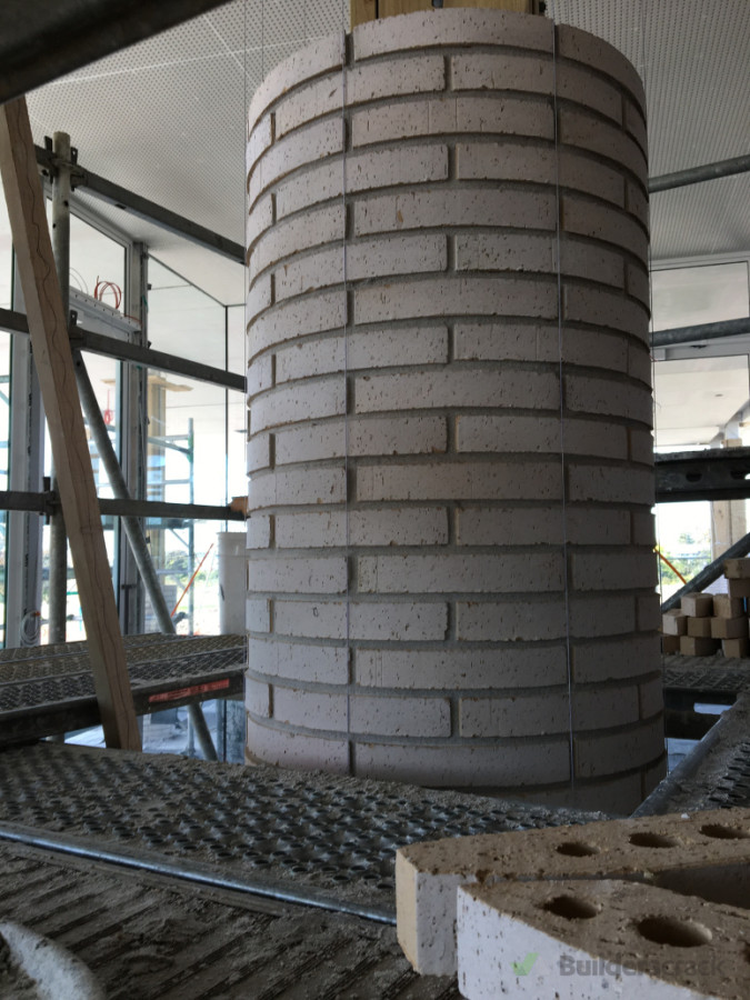 Round Brick Wall