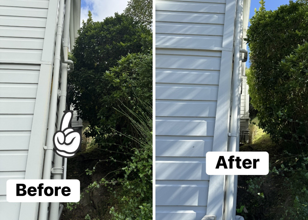 Before → After Clean lines, better access, and a tidy finish.  If your garden is getting out of control, we can sort it. Message us for a free quote.