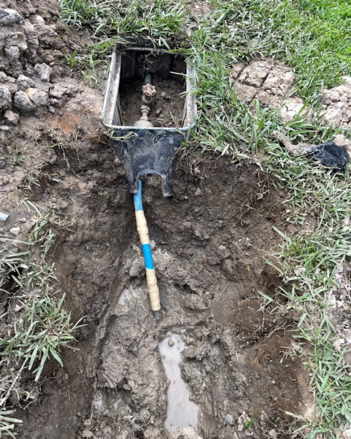Repair mains water