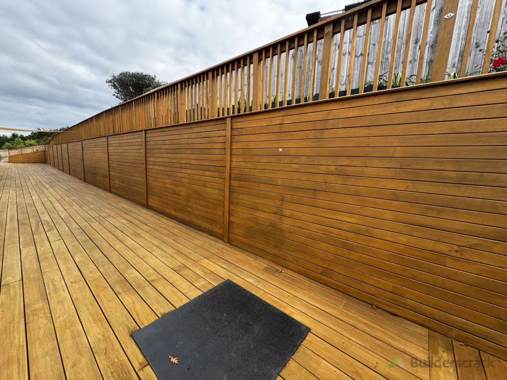 Deck, fence, balustrade