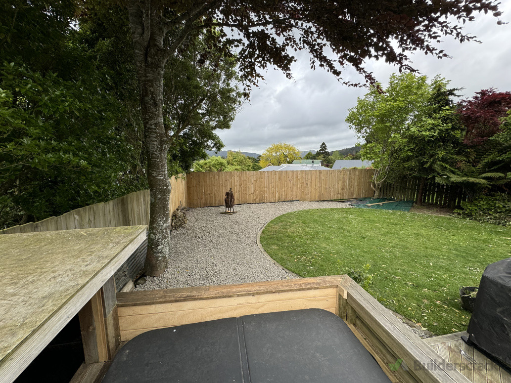 build fence and lay stones