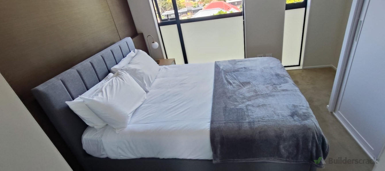 fresh bed made