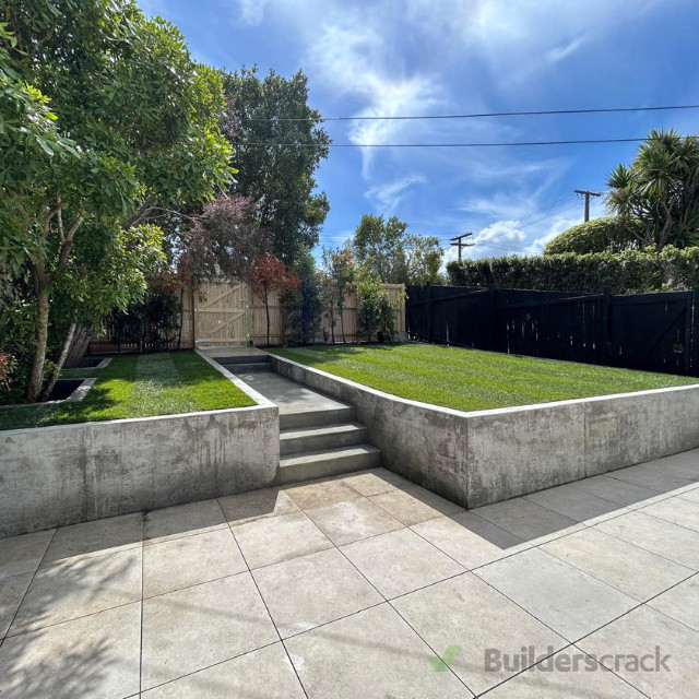 Concrete retaining walls and Landscaping ✅