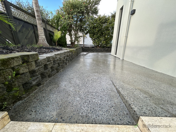 Light acid wash after curing to remove any unwanted efflorescence