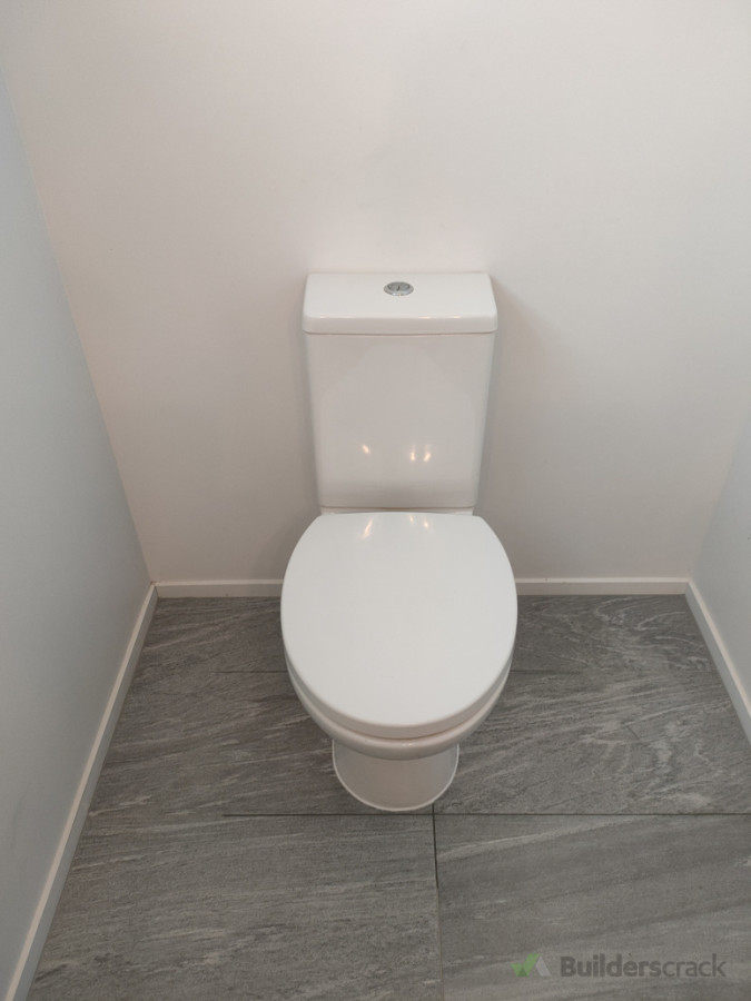 New toilet installation