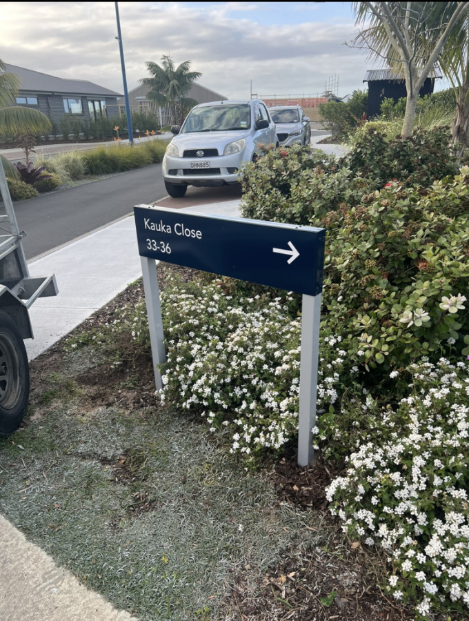 Direction sign