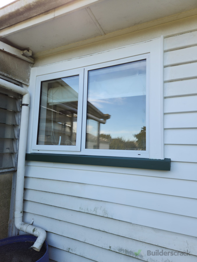 New aluminium window