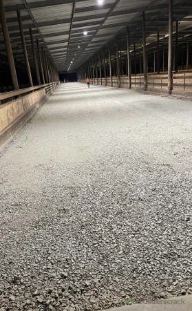 Base slab preparation prior to concrete pour