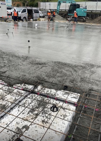 Residential concrete slab