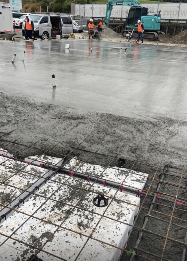 Residential concrete slab