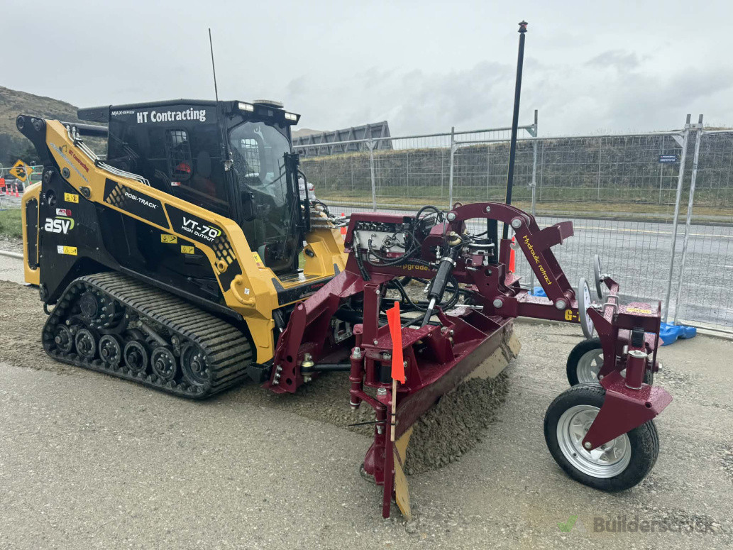 Total station controlled box grader