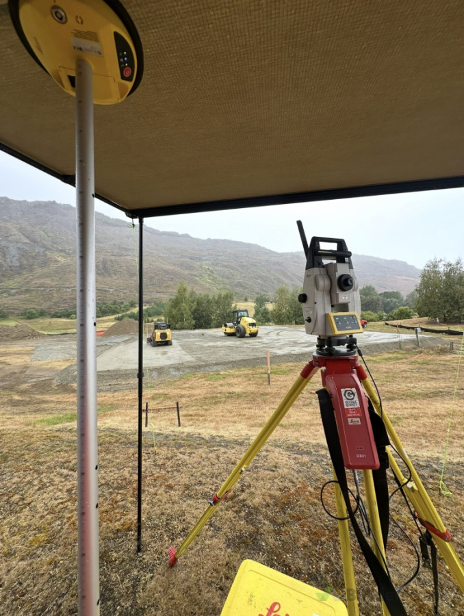 Gps and total station Survery gear and for machine control means we stick to the design required with out multiple surveyor visits