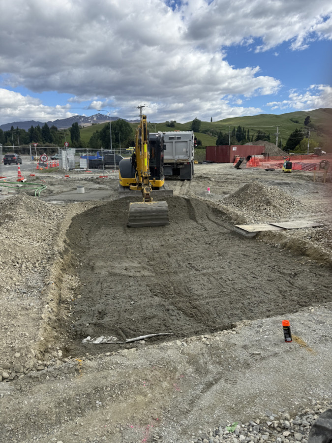 Trimming out for concrete crossing
