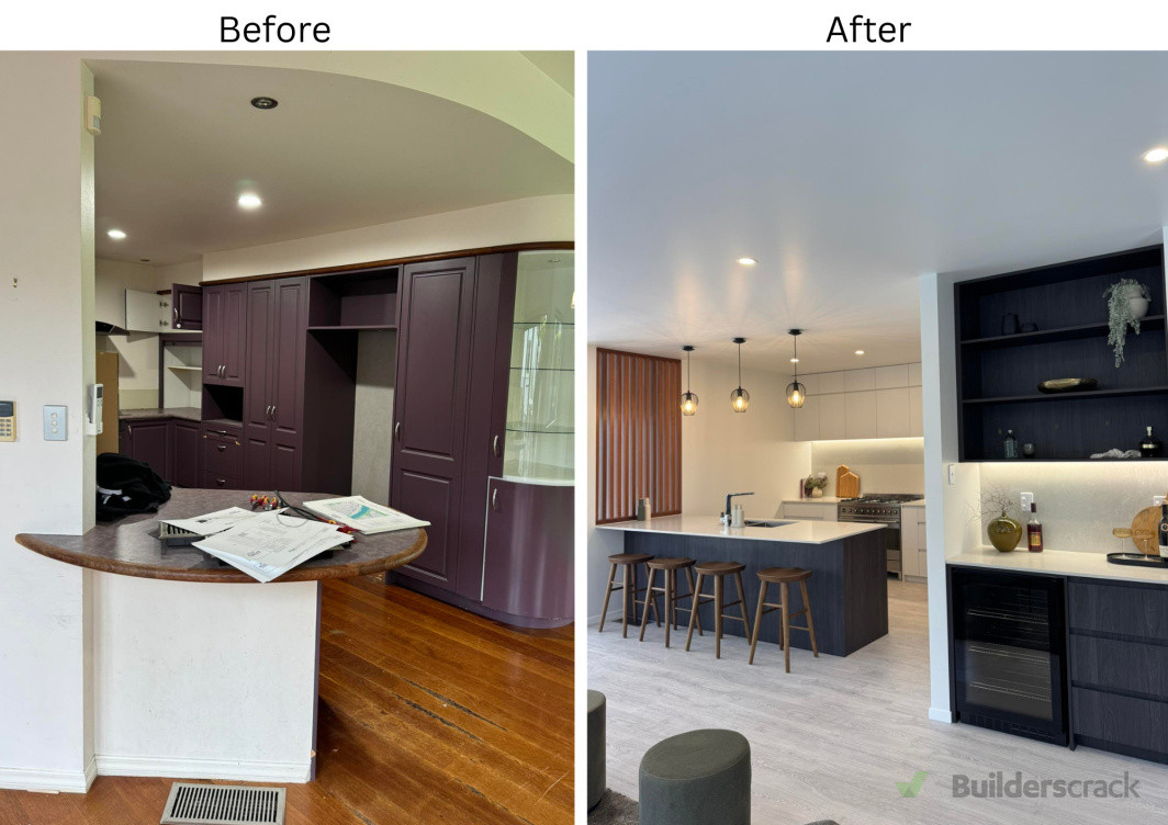 Before and After Kitchen