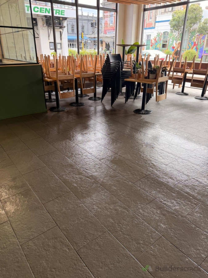 Floor scrubbing