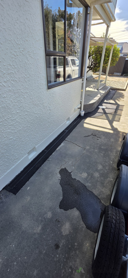 Asphalt done to complete customers stormwater system upgrade and damaged drain replacement