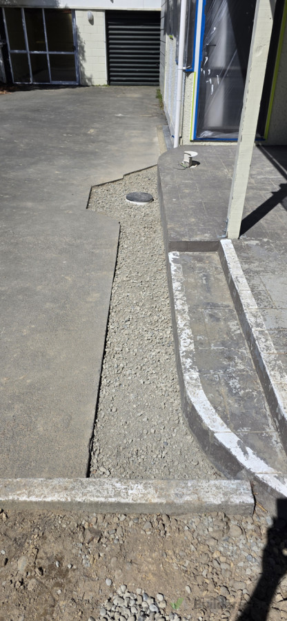 Drains done and ready for asphalt. New strip drain and type1 sump as part of customers new stormwater system