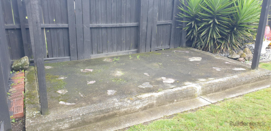 Before, Rear Patio