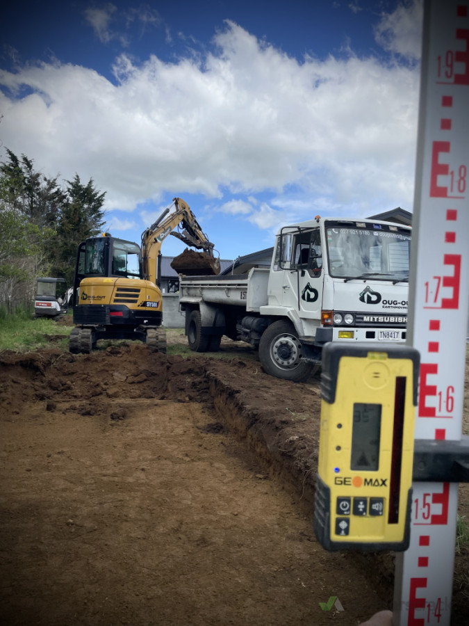 Septic bed installation