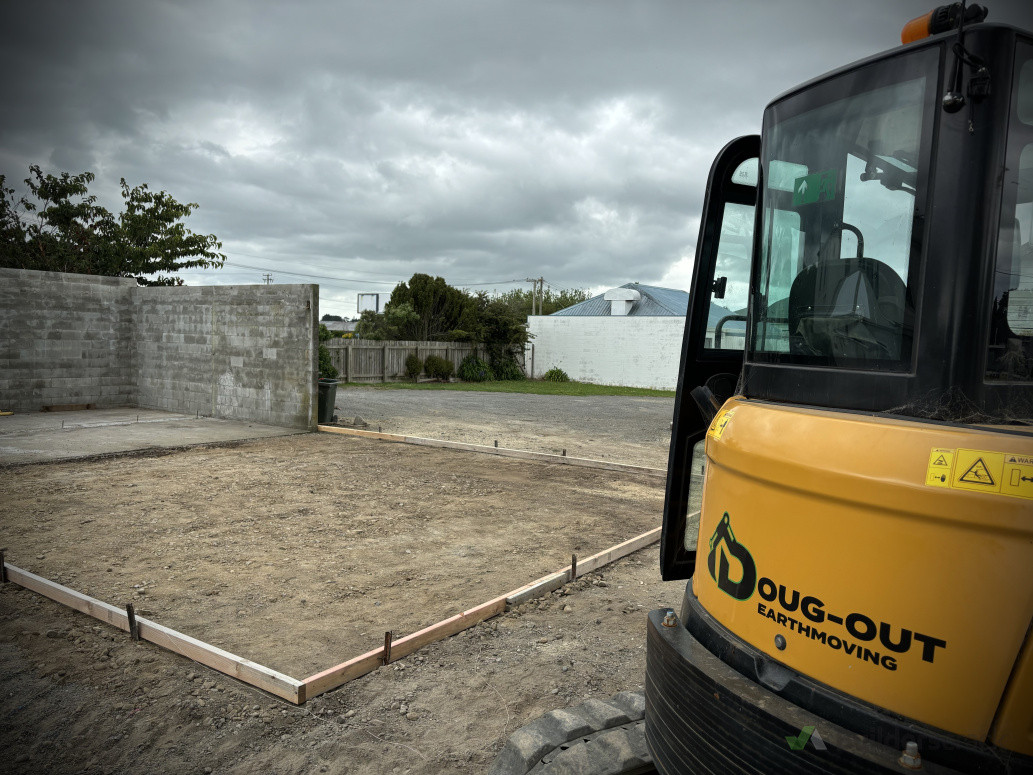 Preparation for tiny home house pad