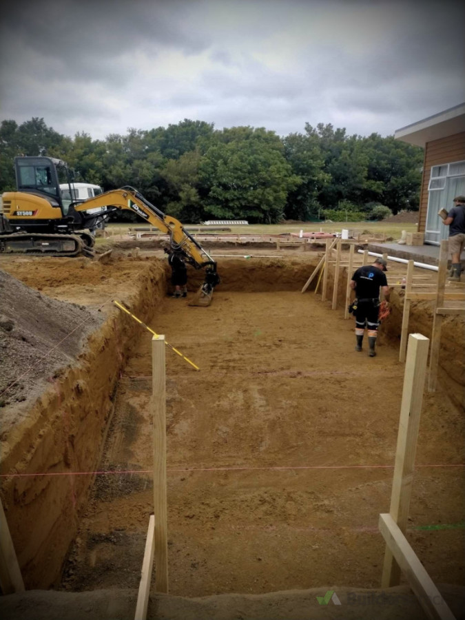 Pool excavation