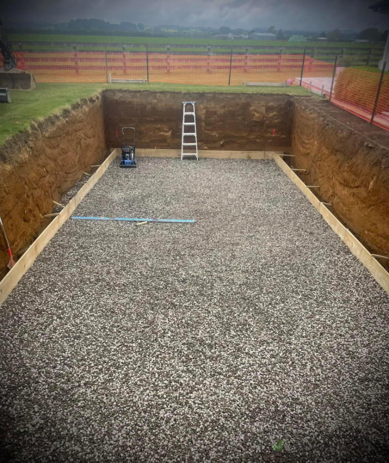 Pool excavation