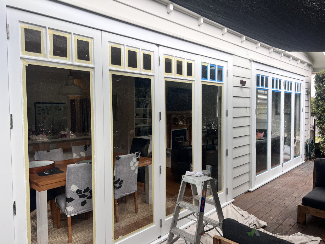 Doors refreshed and painted