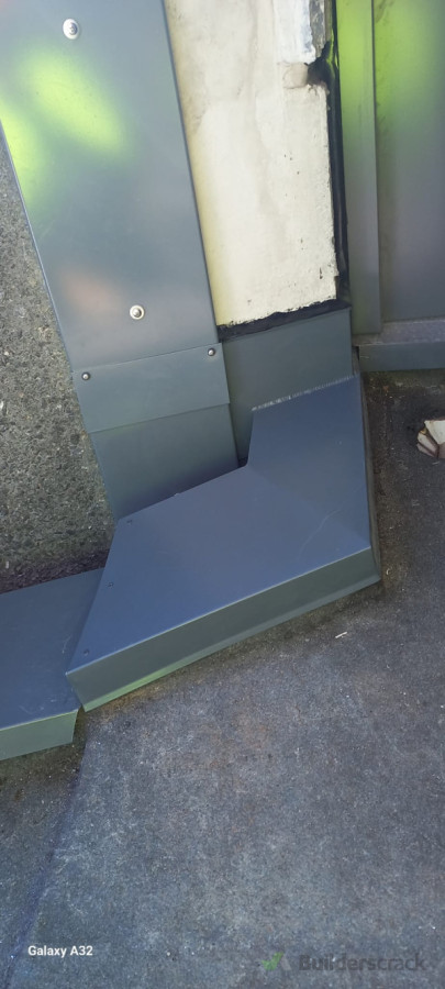 Custom cap flashing fabricated and installed for a precise fit, improving waterproofing and delivering a clean, durable finish.