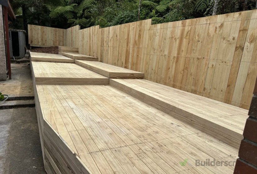 Build,maintain,and upgrade sloped deck and fence