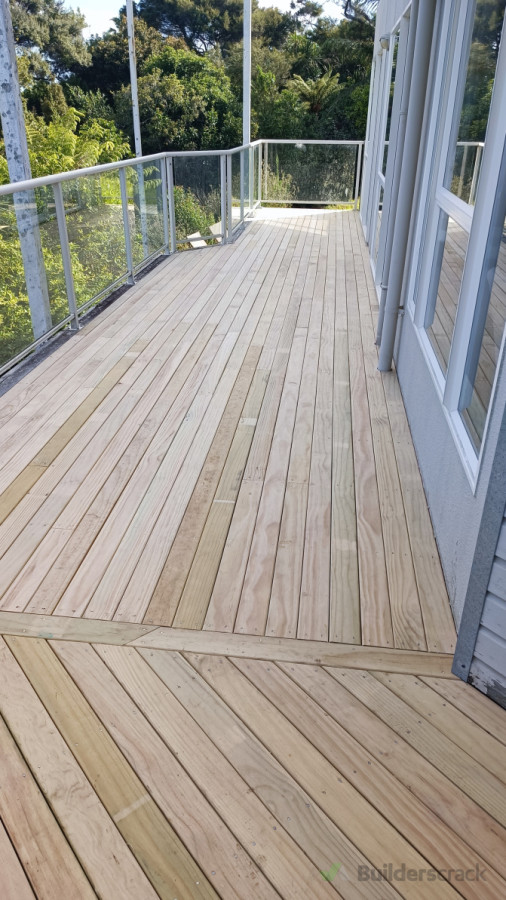 Outdoor deck renovation