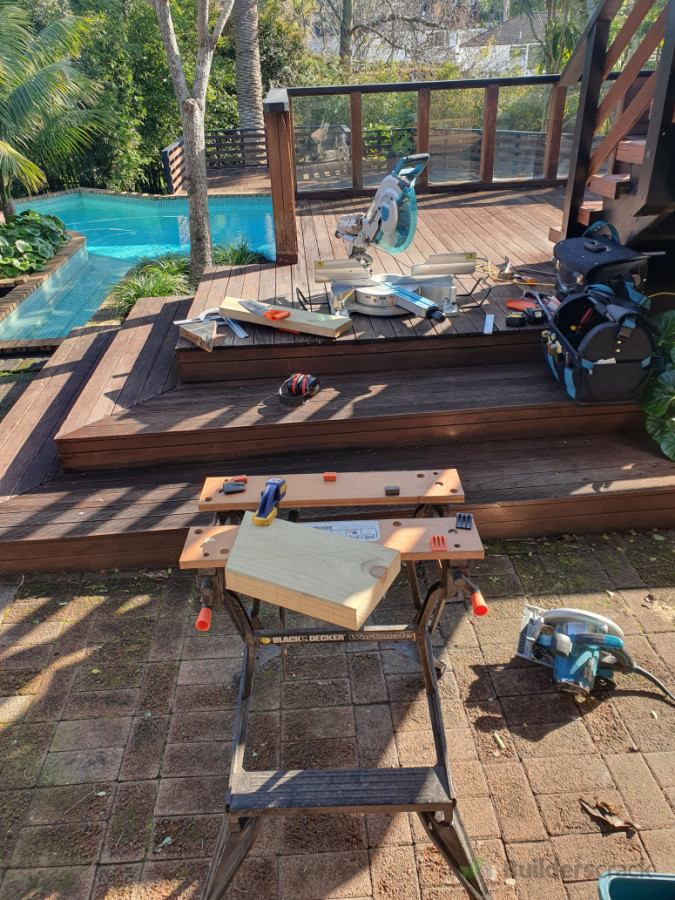 Repairs to outdoor steps