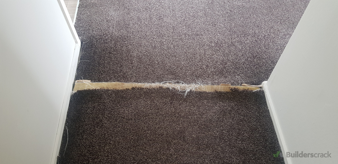 Hall seam ripped apart