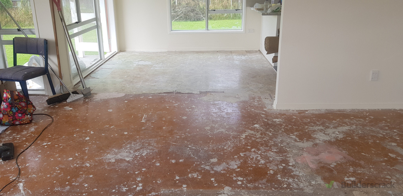 Area ready for carpet