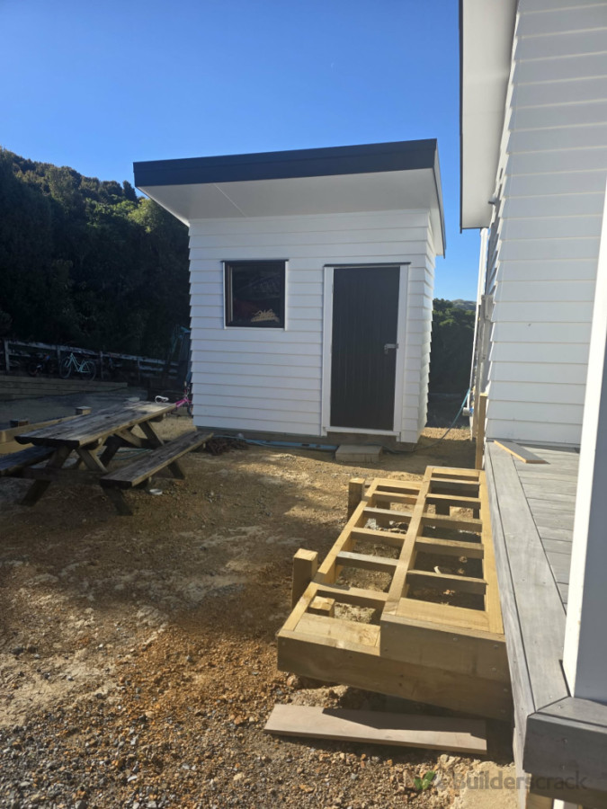 small shed to match house
