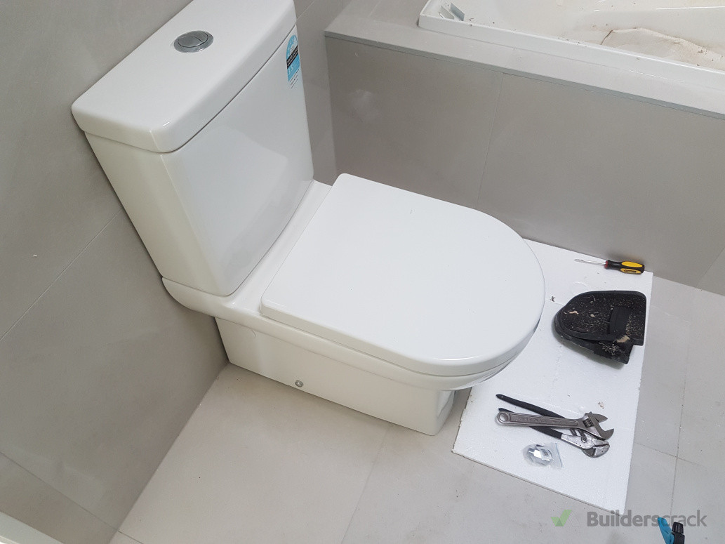 Toilet suite install