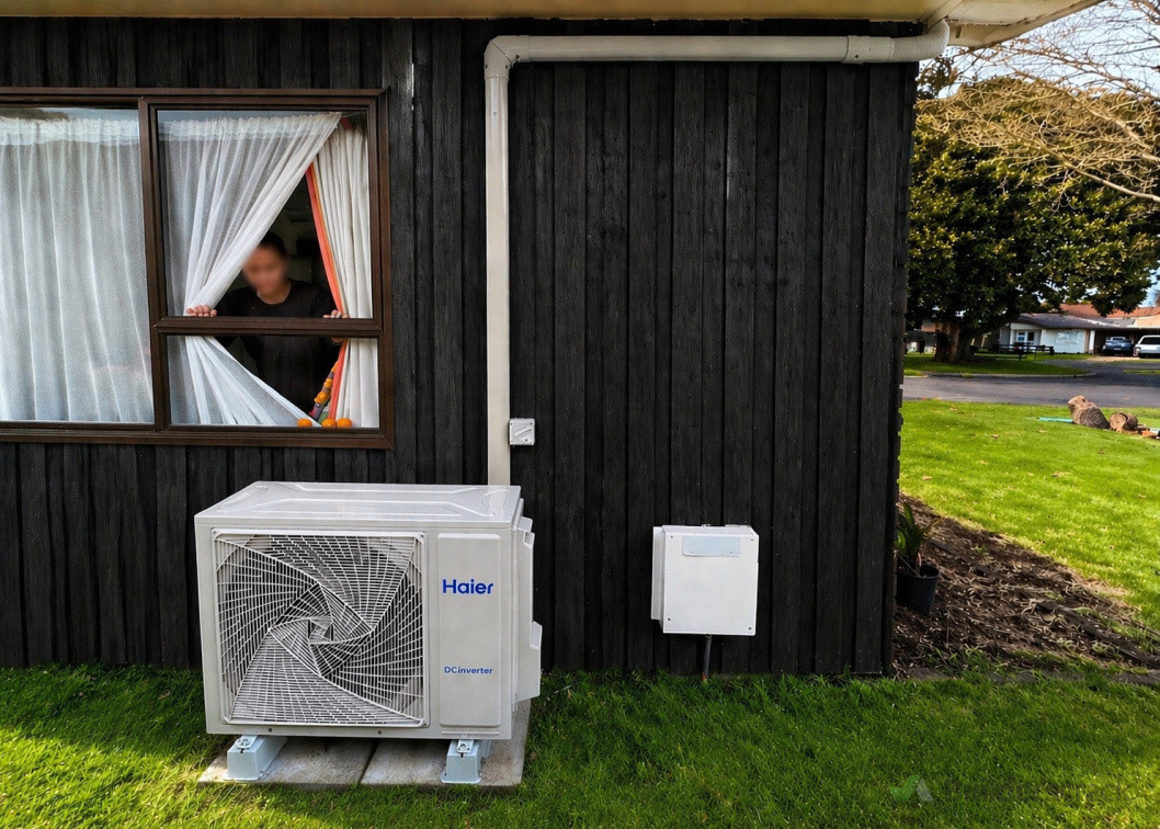 Haier heat pump outdoor unit