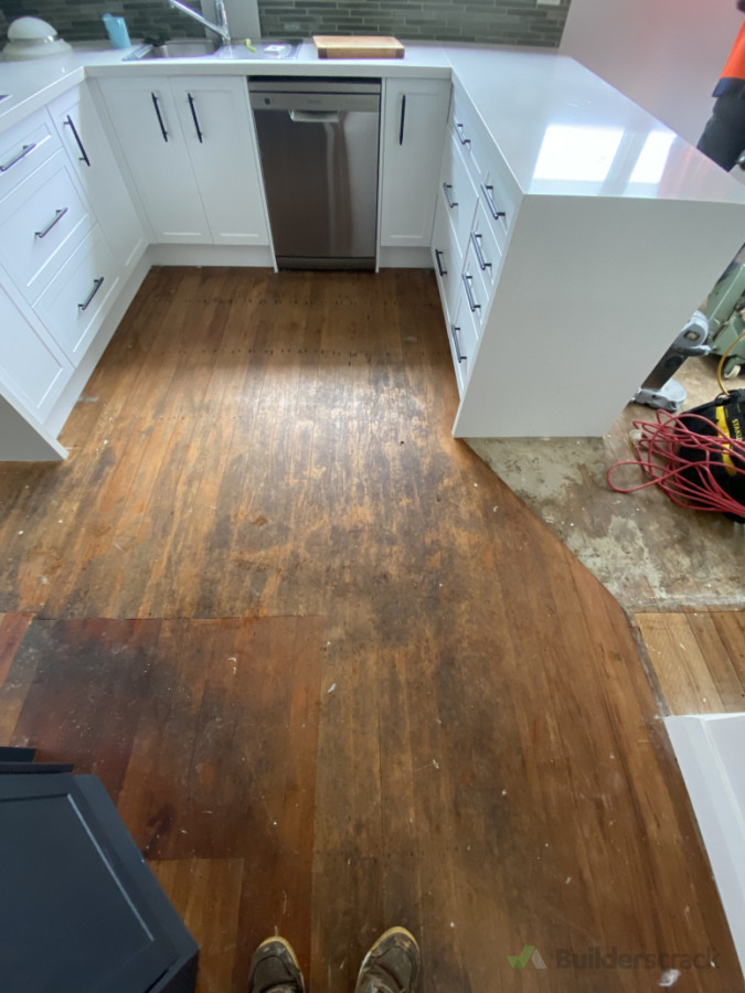 Sand Stain Seal BEFORE