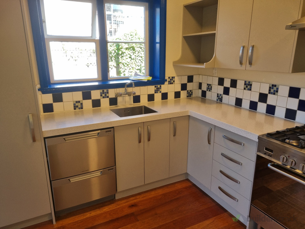 New kitchen bench fitted and installed