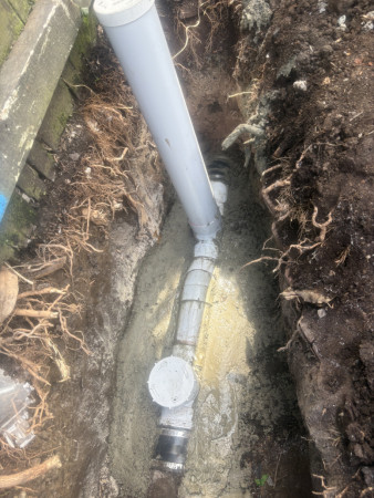 Remove the Buchan trap and install straight pipe with Roding eye no more blockages