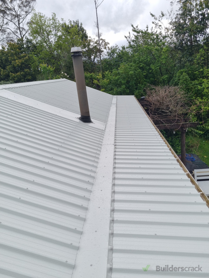 Reroof with change of pitch