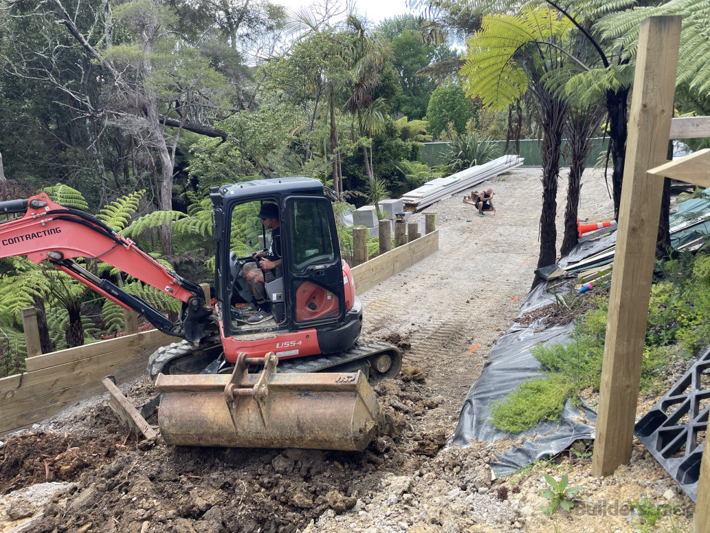 Excavations, retaining, backfill