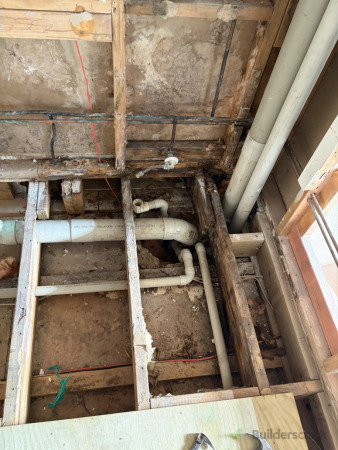Rotten joist, bottom plate