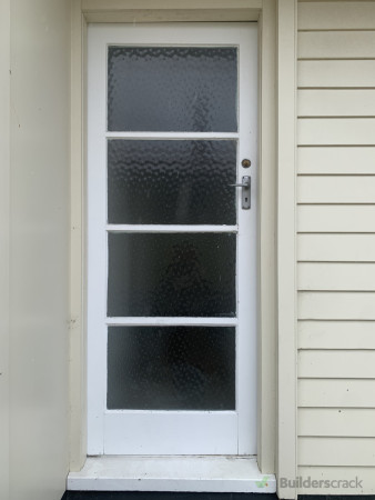 Existing rear door