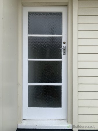 Existing rear door