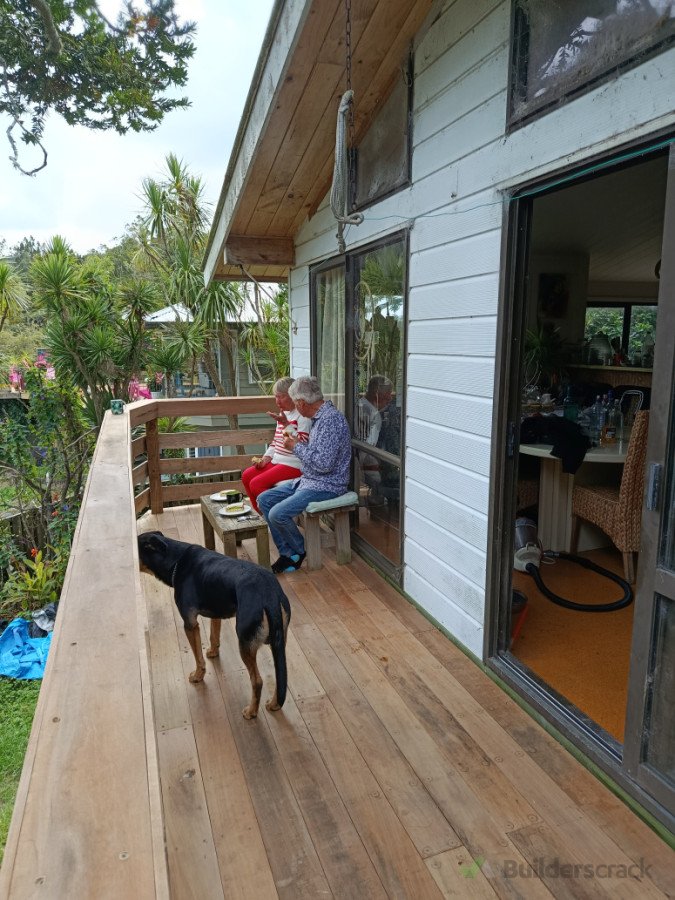 restoring rotten decking on a balcony