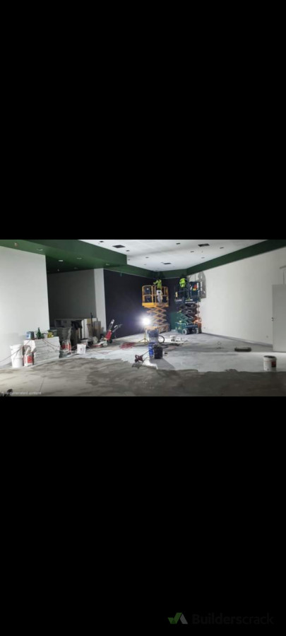 Painting at work in kiwi bank
