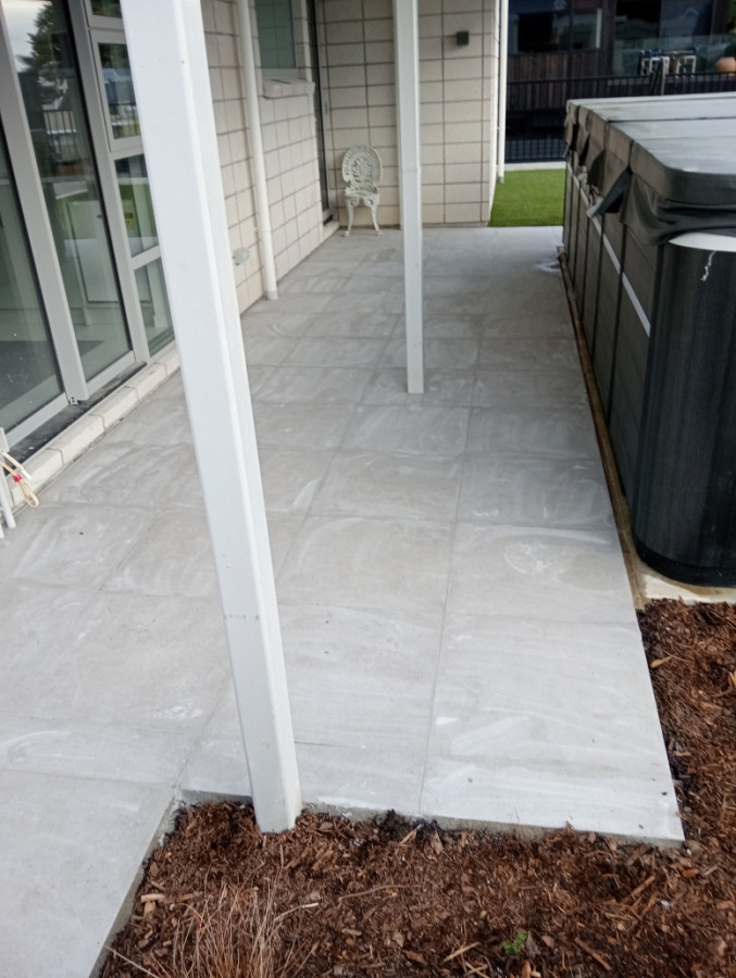 Spa and tiles install.