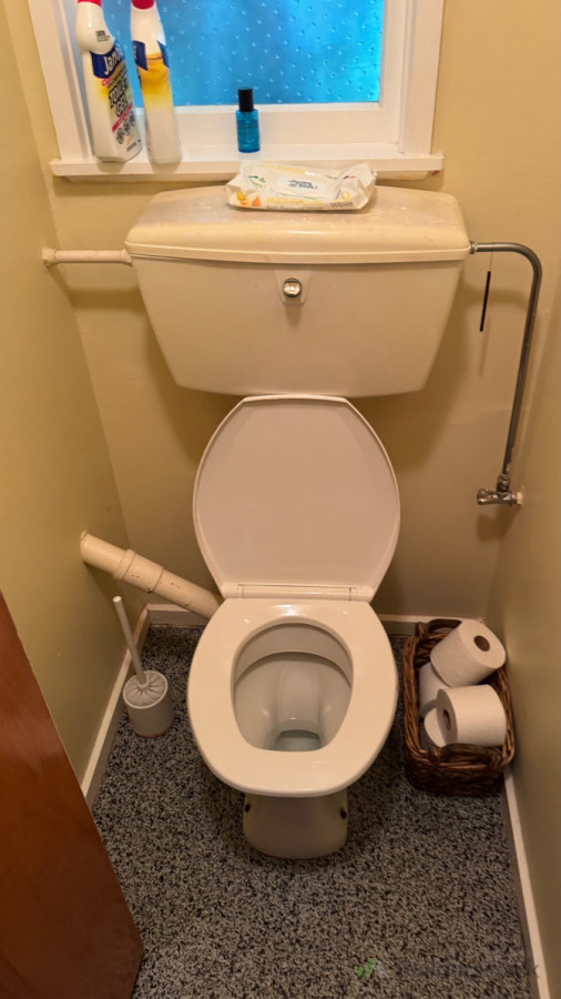 Existing toilet