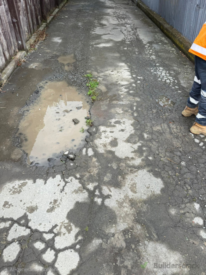 Fix drive way before  photo